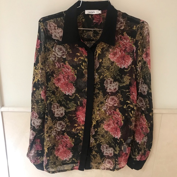 FALL FLORAL MOODY BLOUSE - Picture 2 of 9